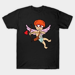 Retro Vintage Grunge Valentine's Day Cupid T-Shirt